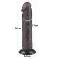 Kép 5/13 - Lovetoy 8.0 Sliding Skin Dual Layer Dong
