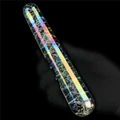 Kép 4/8 - Lovetoy Glow In The Dark Twilight Gleam Glass Dildo Slim Fantasy