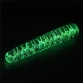 Kép 6/8 - Lovetoy Glow In The Dark Twilight Gleam Glass Dildo Slim Fantasy