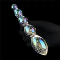 Kép 2/8 - Lovetoy Glow In The Dark Twilight Gleam Glass Dildo Tantalizing Orbs