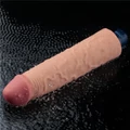 Kép 2/15 - Lovetoy 9.5 Real Softee Vibrating Dildo