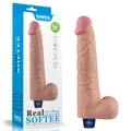 Kép 1/15 - Lovetoy 10.5 Real Softee Vibrating Dildo