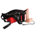Kép 1/3 - Nmc Sexxbian 6 Vibrating Dong & Harness