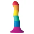 Kép 2/3 - NS Novelties Colours Pride Edition 6 Wave Dildo Rainbow