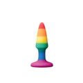 Kép 1/2 - NS Novelties Colours Pride Edition Pleasure Plug Mini Rainbow