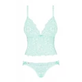 Kép 3/6 - Obsessive Delicanta top és alsó fehérnemű szett (menta)