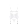 Kép 4/4 - Obsessive Amor Blanco Underwire Corset And Thong