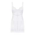 Kép 3/6 - Obsessive Amor Blanco Underwire Chemise And Thong