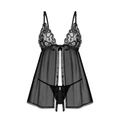 Kép 3/4 - Obsessive Blomentis Babydoll &amp; Thong