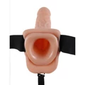 Kép 5/5 - Pipedream Fetish Fantasy Series 9 Vibrating Hollow Strap-On With Balls