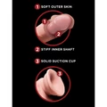 Kép 6/6 - Pipedream King Cock Plus 6 Triple Density Cock With Swinging Balls