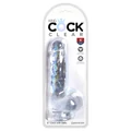 Kép 2/5 - Pipedream King Cock Clear 6 With Balls