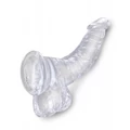 Kép 2/3 - Pipedream King Cock Clear 7.5 With Balls