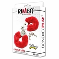 Kép 2/2 - Rimba Police Handcuffs With Soft Red Fur