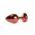 Kép 3/5 - X-Men Secret Shine Metal Butt Plug Rose Gold Heart S