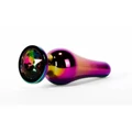 Kép 3/6 - X-Men Secret Shine Metal Butt Plug Rainbow S