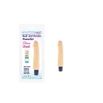 Charmly Toy Soft-Real Skin Slim Dick Vibe 6.5