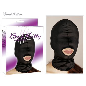 Bad Kitty maszk szájnyílással (fekete)