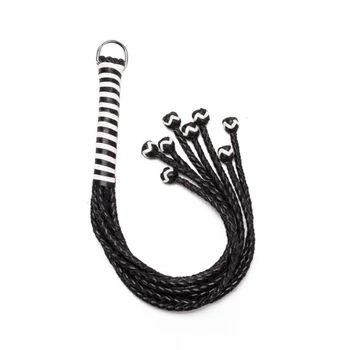 Devil Sticks 8 Tail Polish Leather Flogger 22