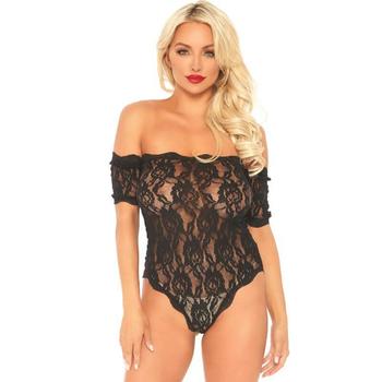 Leg Avenue Lace Teddy And Bottom
