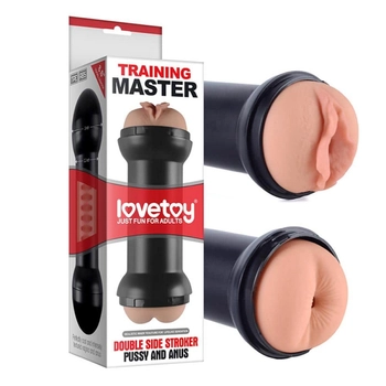 Lovetoy Training Master Double Side Stroker Pussy And Anus