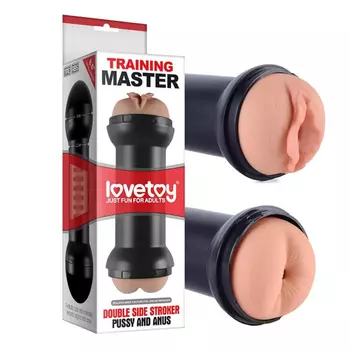 Lovetoy Training Master Double Side Stroker Pussy And Anus