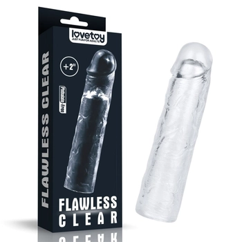 Lovetoy Flawless Clear Penis Sleeve Add 2