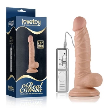 Lovetoy 7.5 Real Extreme Vibrating Dildo