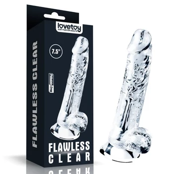 Lovetoy 7.5 Flawless Clear Dildo
