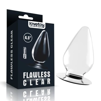 Lovetoy 4.5 Flawless Clear Anal Plug