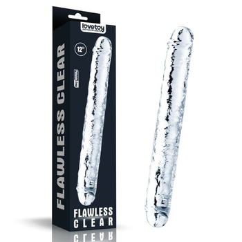 Lovetoy 12 Flawless Clear Double Dildo