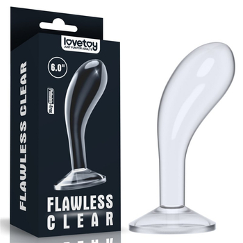 Lovetoy 6.0 Flawless Clear Prostate Plug