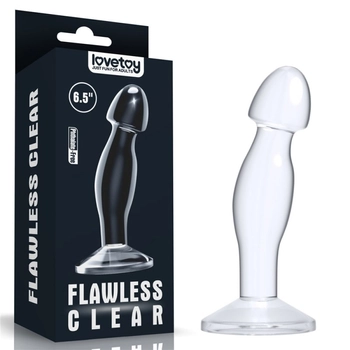 Lovetoy 6.5 Flawless Clear Prostate Plug