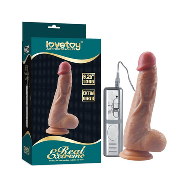 Lovetoy 8.25 Real Extreme Extra Girth Vibrating