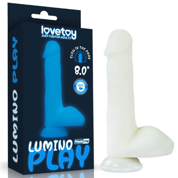 Lovetoy 8.0 Lumino Play Silicone Dildo