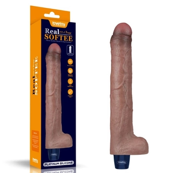 Lovetoy 10.5 Real Softee Platinum Silicone