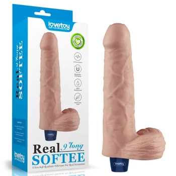 Lovetoy 9 Real Softee Vibrating Dildo