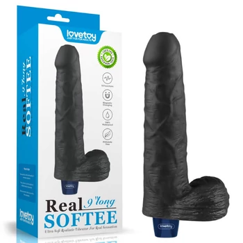 Lovetoy 9 Real Softee Vibrating Dildo