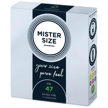 Mister Size egyedi méretű óvszer