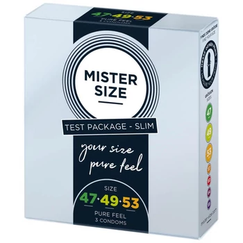 Mister Size egyedi méretű óvszer