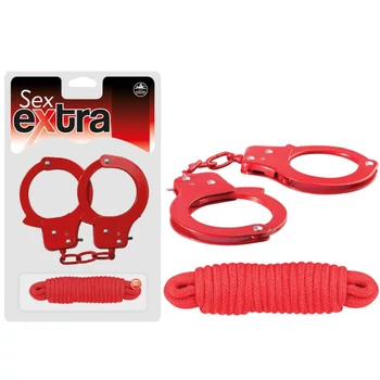 Nmc Sex Extra Metal Cuffs & Love Rope