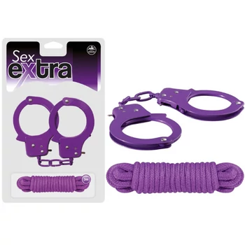 Nmc Sex Extra Metal Cuffs & Love Rope