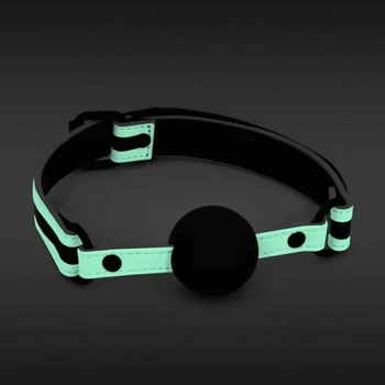 NS Novelties Glo Bondage Ball Gag