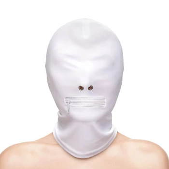 NS Novelties Fetish &amp; Fashion Zippered Mouth Hood