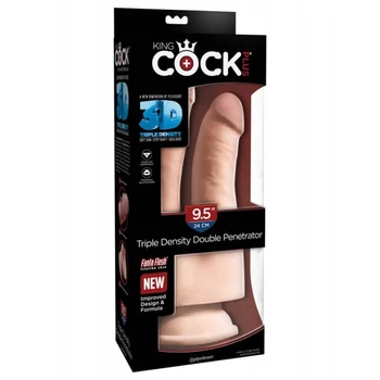 Pipedream King Cock Plus 9.5 Triple Density Double Penetrator