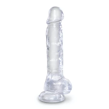 Pipedream King Cock Clear 8 With Balls