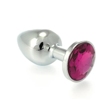 Rimba Butt Plug Small Metal With Crystal