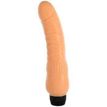 Seven Creations Penetrating Pleasures Vinyl P-Shape Vibrator