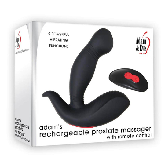Adam & Eve Rechargeable Prostate Massager W/Remote