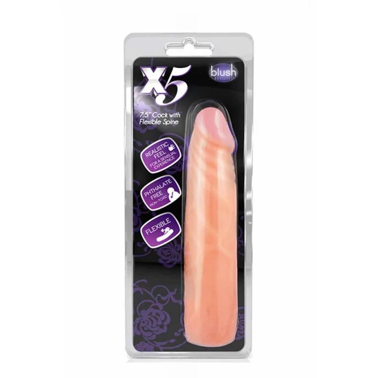 Blush Novelties X5 7.5 Cock With Flexible Spine